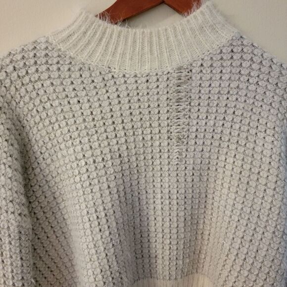 NEW FRNCH Shimmer Knit Pullover Sweater - Picture 13 of 13